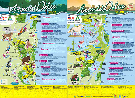 Mappa Arca del Delta